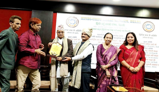 नौ जना नेपाली साहित्यकारलाई भारतमा अन्तर्राष्ट्रिय सम्मान