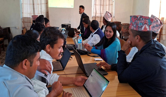पहिरोले माइजोगमाई गाउँपालिकाको प्रशासनिक भवनमा एक करोडको क्षति