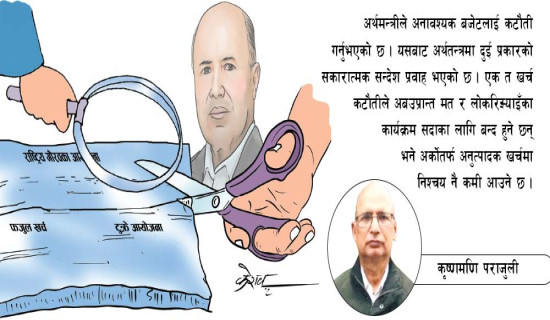 खर्च कटौती उत्तम उपाय