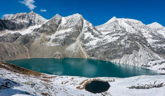 नयाँ पर्यटकीय गन्तव्य बन्दै आकासे ताल