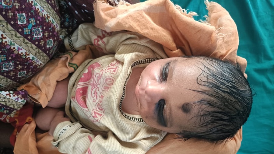 धानखेतमा जीवित नवजात शिशु फेला