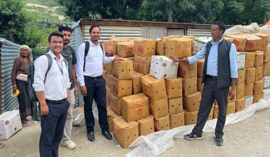 एक करोड २० लाखको स्याउ बिक्री