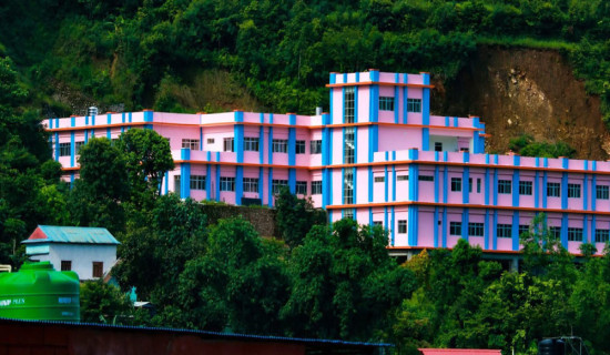 वालिङमा नगर अस्पताल भवन निर्माण