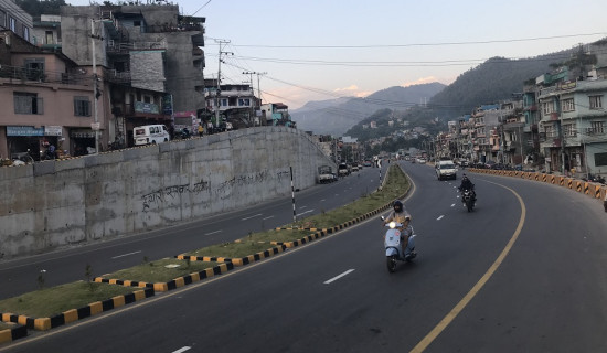 पृथ्वी राजमार्ग विस्तारः पूर्वी खण्डको म्याद सकियो, काम सकिएन