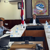 तीनकुनेमा राष्ट्रिय युवा सङ्घको प्रदर्शन