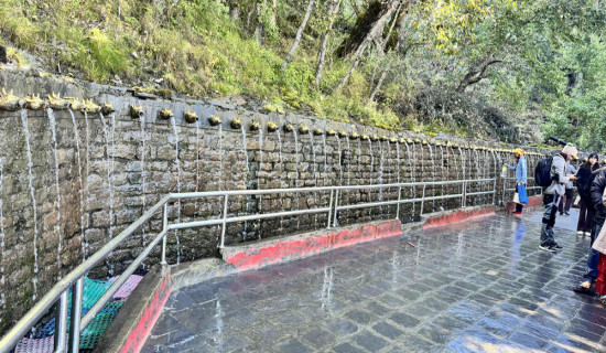 मुक्तिनाथकाे १०८ धाराको उचाइ बढाइने