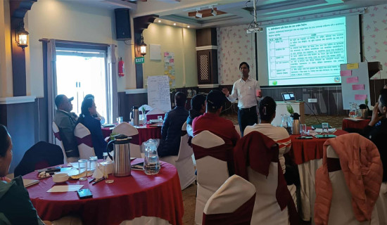 जनप्रतिनिधि र कर्मचारीलाई लैङ्गिक समानता र सुरक्षा प्रवर्धन क्षमता अभिवृद्धि तालिम