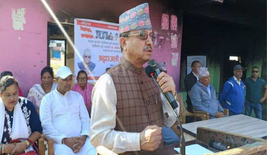 मुनाका सम्पादक सुवेदीलाई पितृशोक