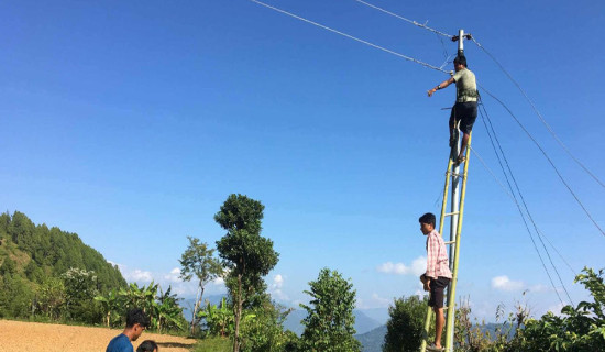 भुल्केका १०७ घरमा विद्युत् जडान