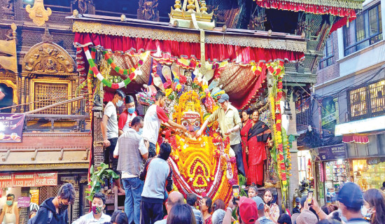 इन्द्रजात्रामा आकाशभैरव