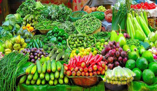वीरगन्जमा हरियो तरकारीको भाउ आकाशियो