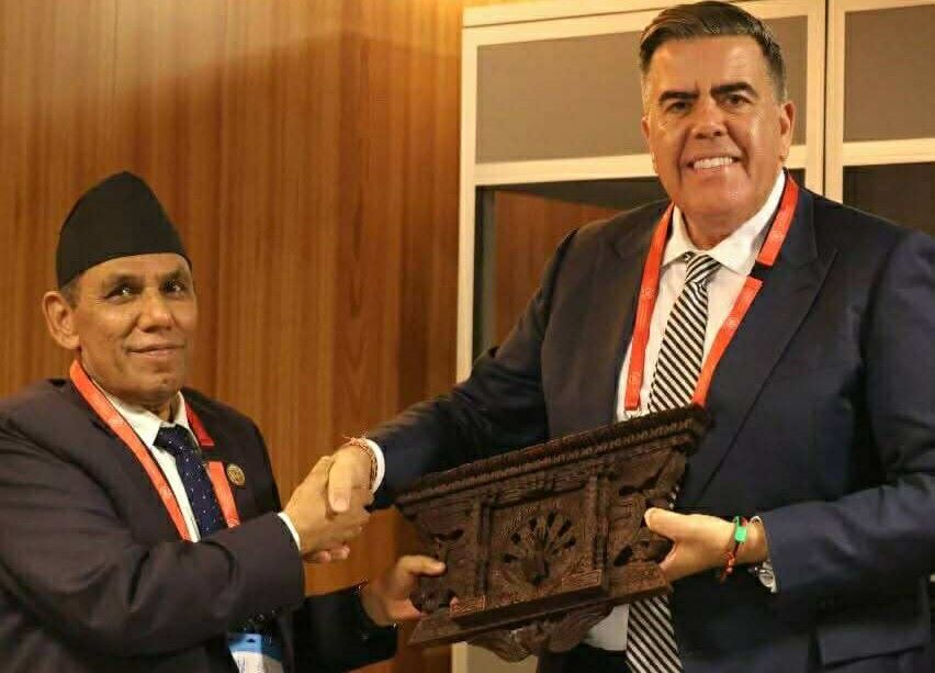 अध्यक्ष दाहाल र अस्ट्रेलियाका सभामुखबिच शिष्टाचार भेट