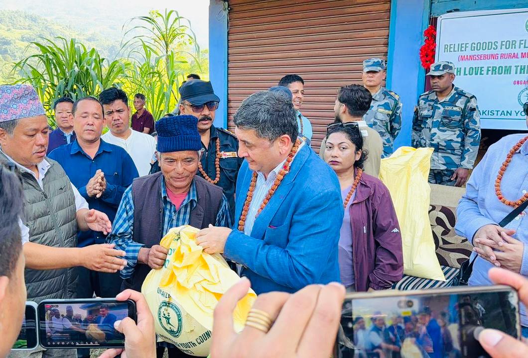 बाढी पहिरोपीडितलाई पाकिस्तानको सहयोग