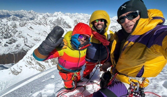 नुम्बुर हिमालको पहिलो पटक सफल आरोहण