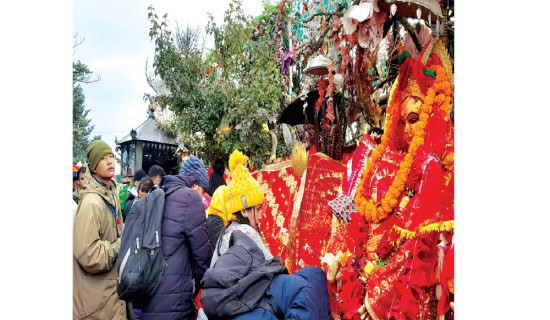 शनिबार छ हजार ३९३ जना भक्तजनले पाथीभरा दर्शन गरे