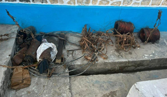 ट्रान्सफर्मर चोरी गरेको अभियोगमा दुईजना पक्राउ
