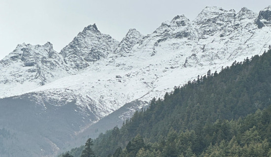 दार्चुलामा हिमपातसँगै चिसो बढ्यो