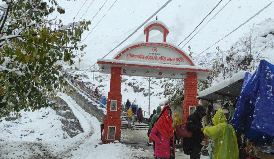 हिमपात हुँदा किसान र पर्यटन व्यवसायी उत्साहित