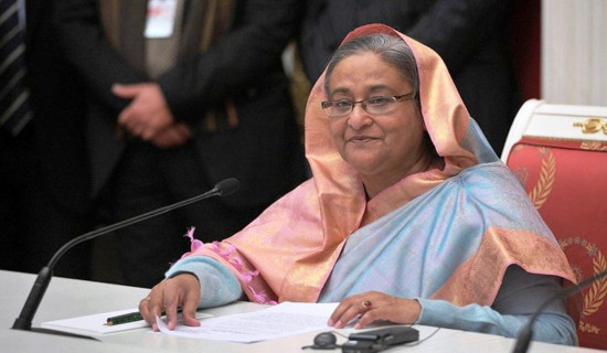 शेख हसिनाको चेतावनी : ‘अवामी लिग बिना निर्वाचनले बङ्गलादेशमा विभाजनको बीज रोप्ने छ’