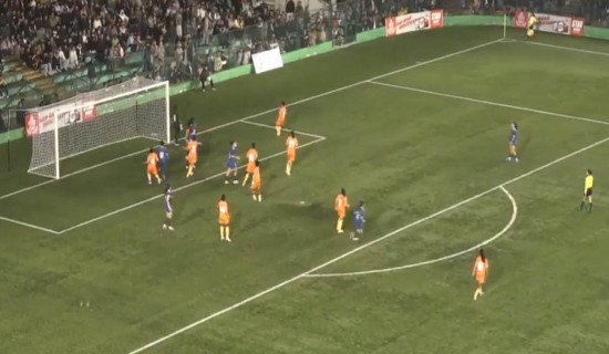 मैत्रीपूर्ण खेलमा नेपालले भारतलाई हरायो