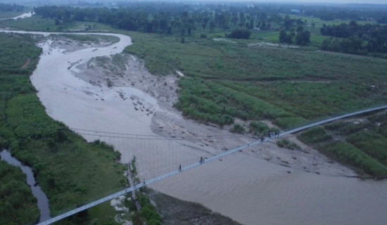 निन्दा खोलामा ‘मल्टिस्पान’ पुल निर्माण