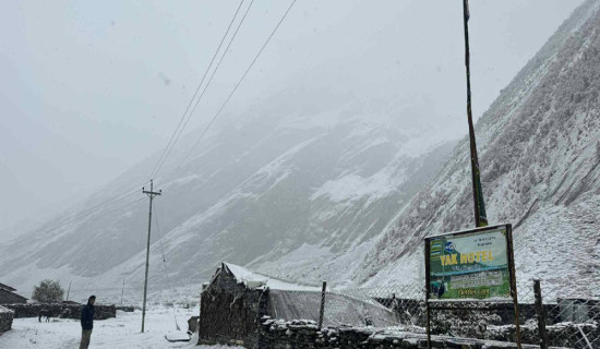 मनास्लु क्षेत्रमा घाइते पर्यटकको दुई दिनदेखि उद्धार भएन