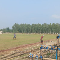 कोसीको सिमसार सुक्दै