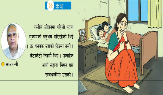 पाकेर थन्क्याउन लागिएको धानबालीमा वर्षाले क्षति गरेपछि कृषक चिन्तित