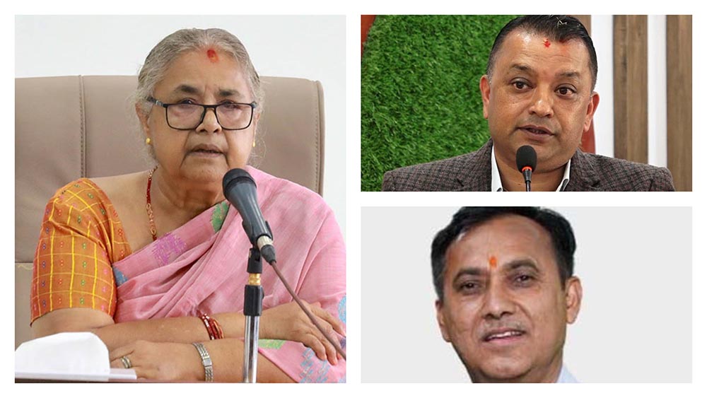 प्रधानमन्त्री कार्कीद्वारा कांग्रेस महामन्त्री थापा र शर्मासँग छलफल