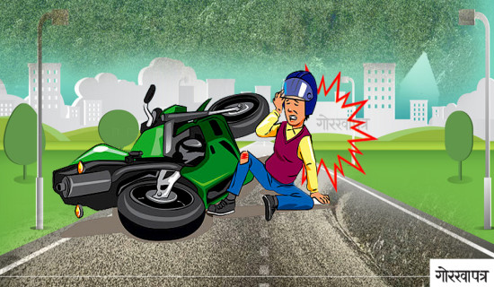 गुल्मीमा मोटरसाइकल दुर्घटनामा एकको मृत्यु