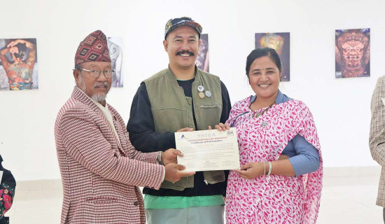 करिब एक सय कलाकारको ट्याटु प्रदर्शनी