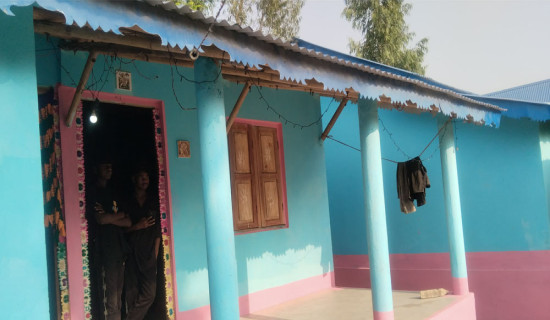 पक्की घर पाएपछि मुसहर समुदाय खुसी