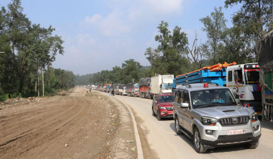 नारायणघाट–बुटबल सडक दुई महिनासम्म एकतर्फी