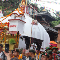 काठमाडौँमा मनाइयो थारु समुदायको ‘अष्टिम्की’