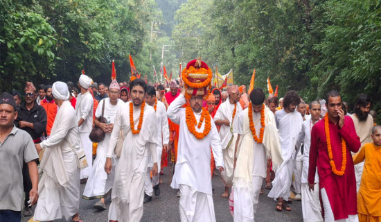 देवघाटधाममा गण्डकी परिक्रमा महोत्सव सुरु