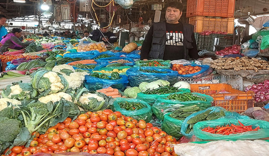 यस्तो छ आजका लागि सागसब्जी र फलफूलको थोक मूल्य
