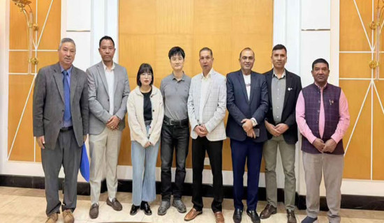 तातोपानी नाकाबाट व्यापार सहज बनाउन हिमालय सीमापारको दूतावासमा डेलिगेसन