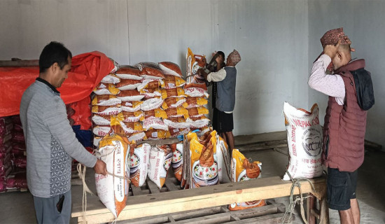 सहुलियत पसलबाट ५२० क्विन्टल चामल बिक्री