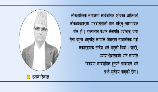 सम्पत्ति छानबिनको दबाब