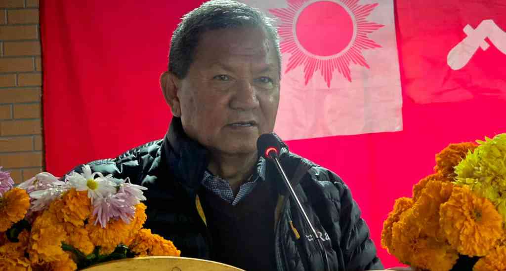 नेपालको हितमा बोल्ने पार्टी एमाले मात्र हो : पूर्वमन्त्री गुरुङ