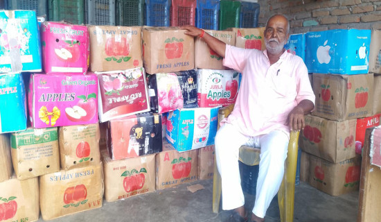 कर्णालीको स्याउ ‘ब्राण्डिङ’ गर्दै प्रेमलाल