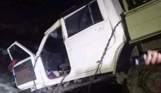 बोबाङमा जिप दुर्घटना, एक जनाको मृत्यु