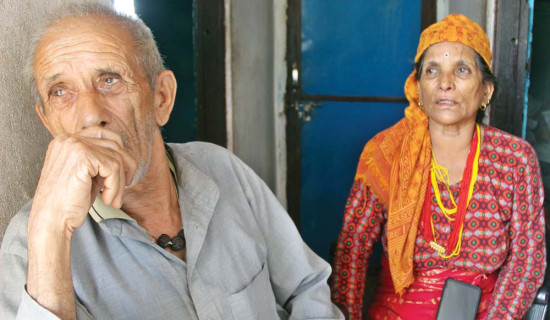 गोलीले ढल्यो वृद्ध दम्पतीको सहारा