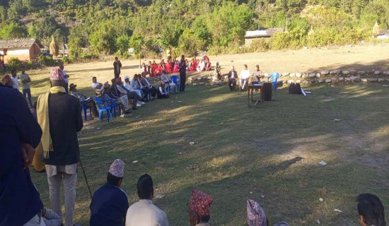 प्रधानमन्त्री भूकम्प प्रभावित जिल्ला बझाङमा