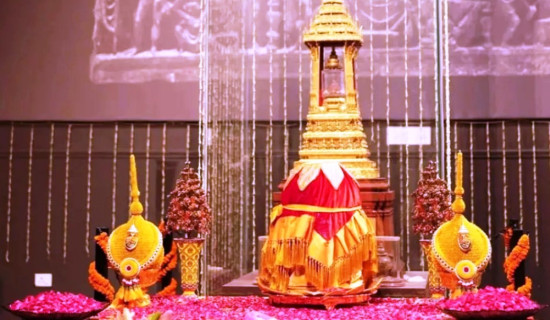 भगवान बुद्धका पवित्र अवशेष भुटानको यात्रामा