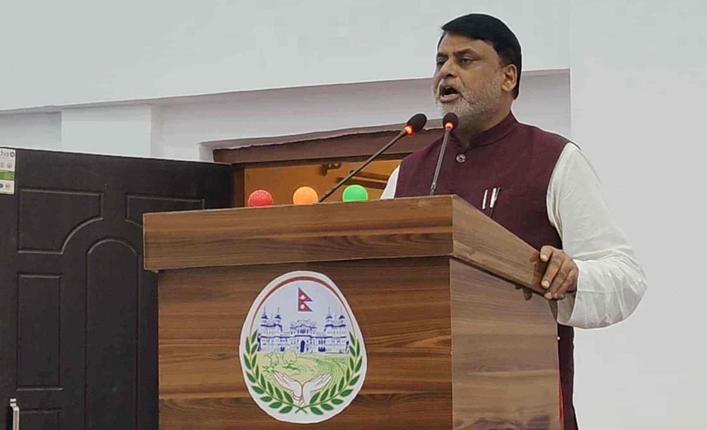 मधेश प्रदेशका मुख्यमन्त्री सोनारद्वारा राजीनामा