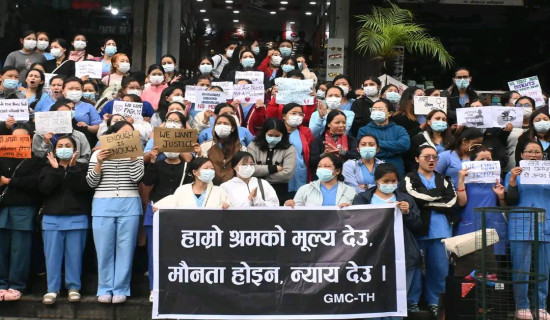 आन्दोलनरत नर्ससँग सहमति