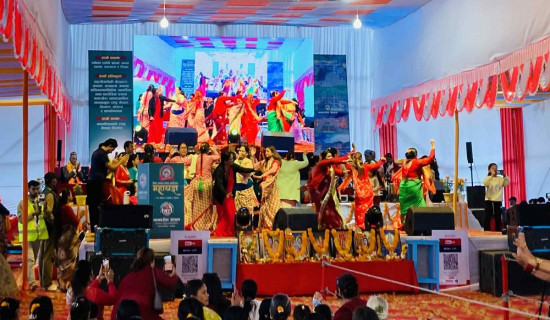 आश्रम निर्माणमा एकै दिन ५५ लाख सङ्कलन