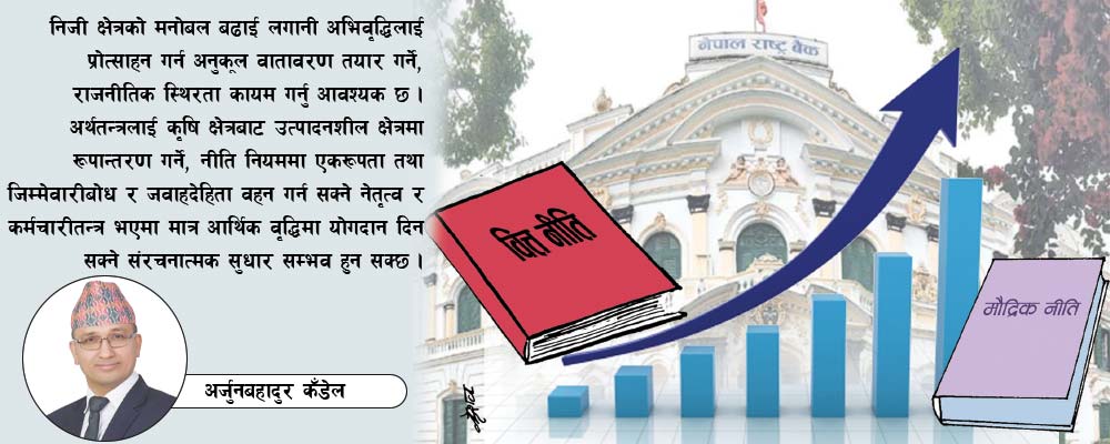 आर्थिक वृद्धिमा नीतिगत सुधार