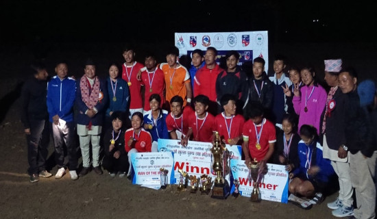 आयोजक टु स्टार क्लबलाई पुरुष र महिला दुबै विधामा उपाधि